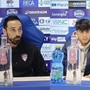 Bolzoni e Desogus nel post partita di Brescia-Pro Patria 3-2