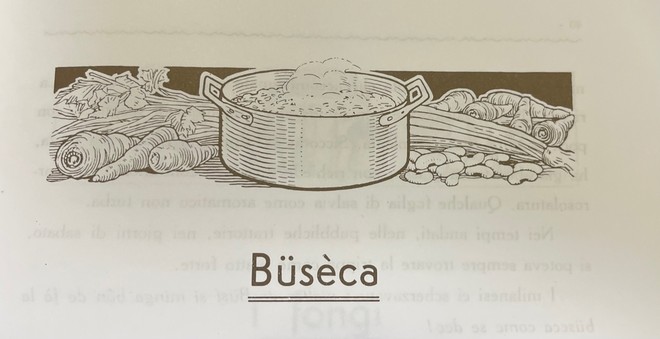 Un disegno della trippa dal libro La cucina bustocca