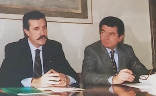 Renato Borroni e Roberto Toia in una foto dall'archivio dell'Informazione