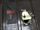 Uno dei box forzati in via Quintino Sella