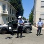 Incidente tra auto e moto in viale Alfieri a Busto