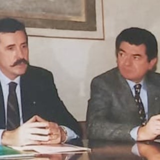 Renato Borroni e Roberto Toia in una foto dall'archivio dell'Informazione