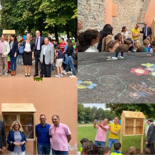 A Borsano e Sacconago inaugurate le casette del bookcrossing. «Usatele e custoditele»