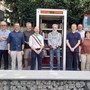 La bibliocabina in piazza Alfredo Di Dio