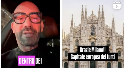 La denuncia di Bassetti: «Derubato in pieno centro, grazie Milano» La denuncia di Bassetti: «Derubato in pieno centro, grazie Milano»