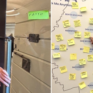 Antonelli-Loschiavo, la battaglia dei post-it