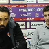 Bolzoni e Di Munno hanno commentato la gara del “Tullio Saleri” di Lumezzane in sala stampa