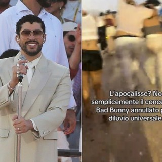 Grandine su Milano, feriti alcuni spettatori al concerto di Bad Bunny