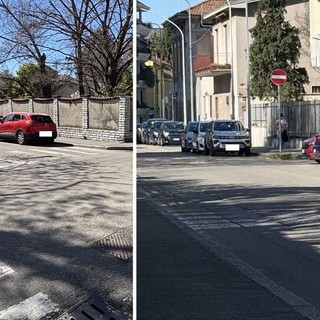 Via Pindemonte da brivido: sempre più "regina" del contromano