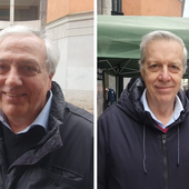 Da sinistra, Franco Binaghi (Azione) e Luigi Genoni (Movimento 5 Stelle)