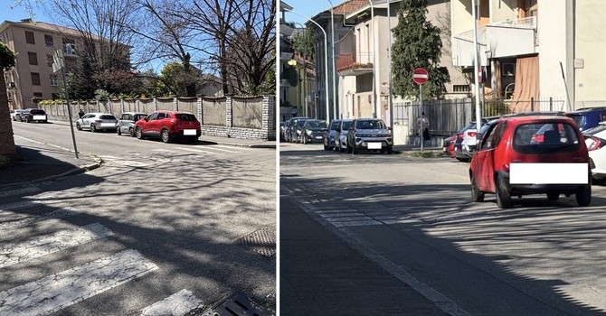 Via Pindemonte da brivido: sempre più "regina" del contromano