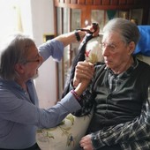 Un'immagine che oggi commuove particolarmente: Verderio da Bossi per i 40 anni della Lega