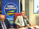 Luca Ferrazzi (a destra) con Luca Bernardo. In collegamento, Roberto Vannacci