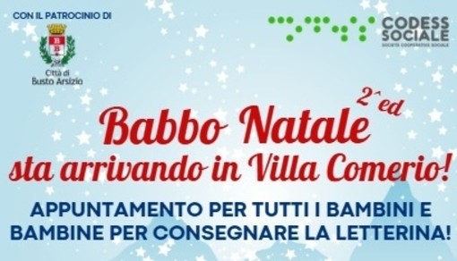 Babbo Natale arriva a Villa Comerio Babbo Natale arriva a Villa Comerio