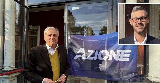 Il segretario provinciale Franco Binaghi e nel riquadro l'onorevole Fabrizio Benzoni Il segretario provinciale Franco Binaghi e nel riquadro l'onorevole Fabrizio Benzoni