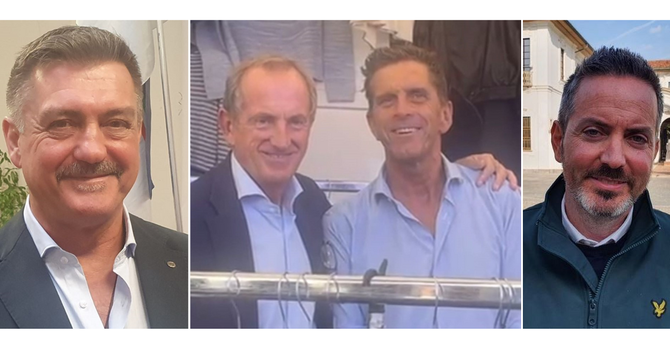 Da sinistra: Falciglia, Antonelli, Rogora e Geminiani