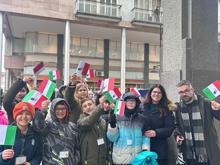 Gli studenti delle Bertacchi