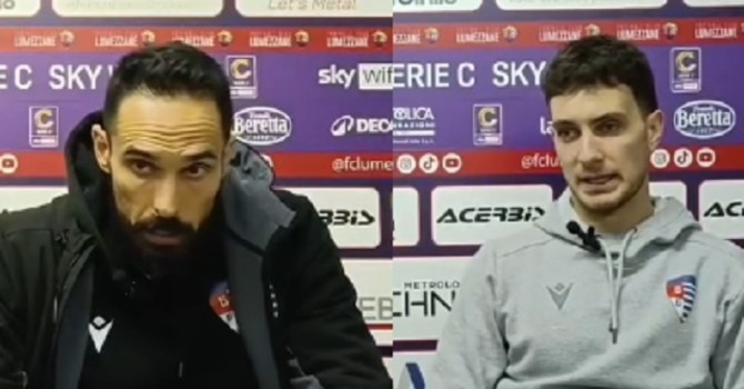 Bolzoni e Di Munno hanno commentato la gara del “Tullio Saleri” di Lumezzane in sala stampa Bolzoni e Di Munno hanno commentato la gara del “Tullio Saleri” di Lumezzane in sala stampa