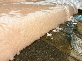 La foto delle foto di Pietro Marè di Naturalmeteo con i 30 centimetri del Brinzio