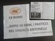Ex Borri, la protesta nella cassetta delle lettere