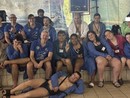 Le Cuffie al termine della scorsa stagione: con loro anche l'indimenticata Luca Rusconi, terzo da sinistra nella prima fila