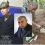 La splendida foto da alpino condivisa da Mismirigo e Carlo fiero del suo sasso con le iniziali