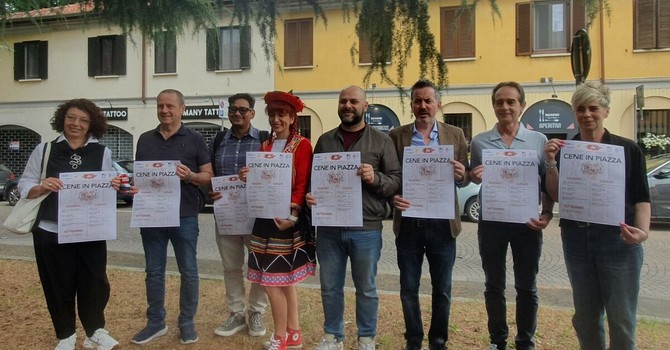 Busto, le “Cene in piazza” raddoppiano: «Riaccendiamo la luce nei quartieri»