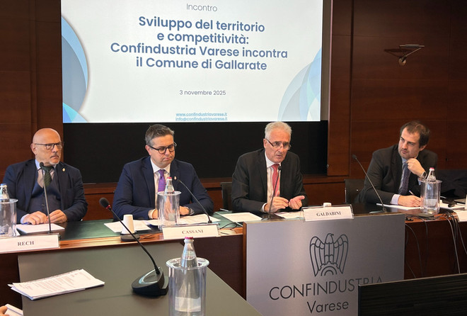 Gallarate, industria e sviluppo al centro del dialogo con Confindustria