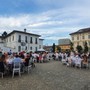 La cena in piazza Vittorio Emanuele dello scorso anno