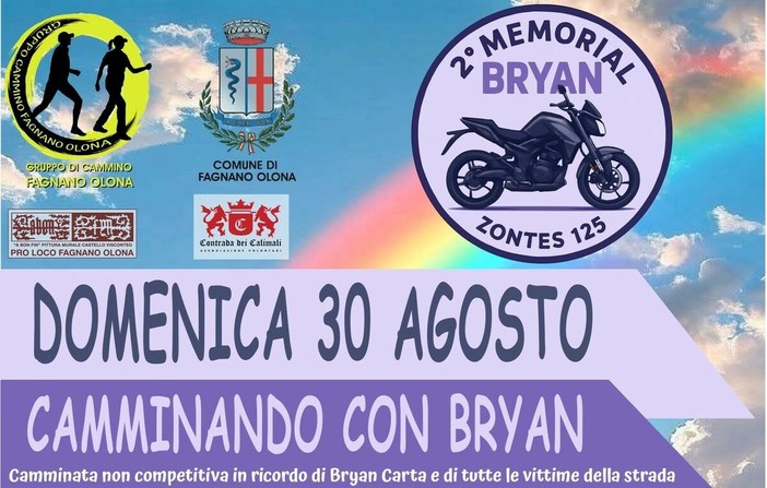 In cammino per Bryan e per tutte le vittime della strada