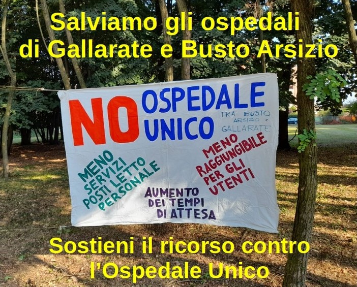Ricorso al Presidente della Repubblica contro l’ospedale Busto/Gallarate, nuova tappa della campagna informativa
