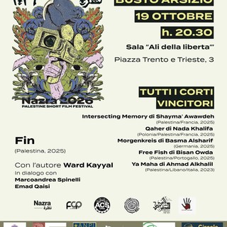 Busto Arsizio sede del Nazra Palestine short film festival