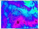 Le precipitazioni totali attese durante l'imminente peggioramento meteo secondo il modello Icon postato dall'esperto Gianluca Bertoni