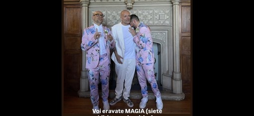 Una delle storie Instagram della moglie di Max Pezzali sui due designer scomparsi