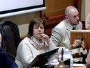 Alcuni momenti del consiglio e in alto l'ex assessore Mezanzana Alcuni momenti del consiglio e in alto l'ex assessore Mezanzana