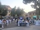 La cena in piazza San Michele nel quartiere omonimo