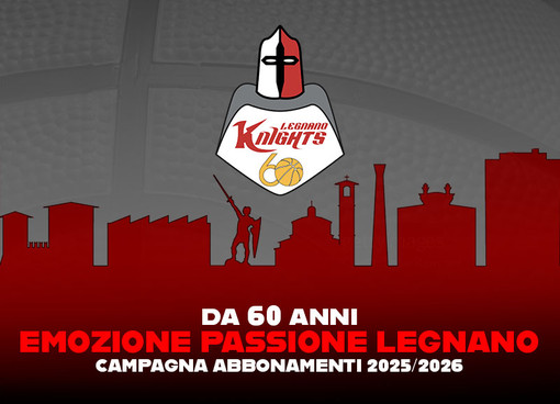 Lunedì parte la campagna abbonamenti del Legnano Basket
