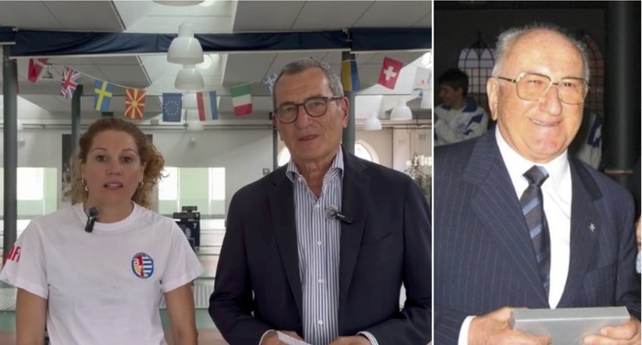 Marta Cammilletti e Marino Vago. A lato, Cesare Vago Marta Cammilletti e Marino Vago. A lato, Cesare Vago