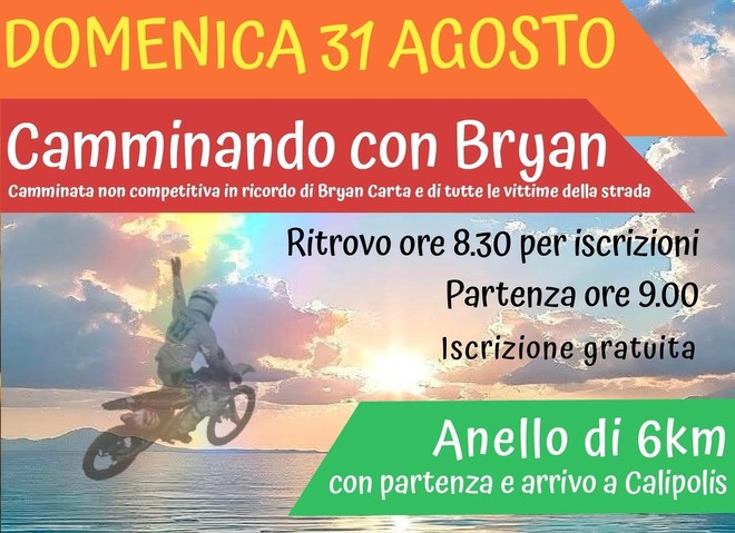 Una camminata nella Valle per ricordare Bryan e tutte le vittime della strada