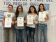Da sinistra: Giulia Restelli, Giulia Farhanghi, Sara Niola, Camilla Piccinali