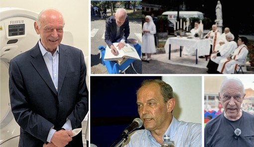 Angelo Carenzi in diversi momenti: a una inaugurazione al San Carlo, alla cerimonia per la Madonna in ospedale, al meeting di Rimini e festeggiando i 50 anni della cooperativa Rezzata Angelo Carenzi in diversi momenti: a una inaugurazione al San Carlo, alla cerimonia per la Madonna in ospedale, al meeting di Rimini e festeggiando i 50 anni della cooperativa Rezzata