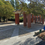 L'ingresso del cimitero di Gorla Maggiore dove si è consumato il furto