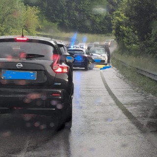 Il luogo dell'incidente sulla Sp1 dove il ciclista ha perso la vita