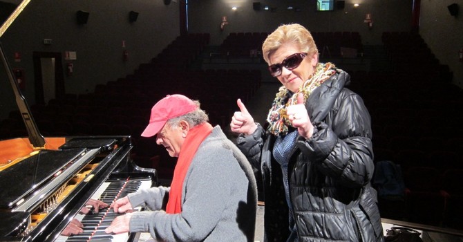 Raimondo Campisi e Patrizia Crosta al concerto benefico di 11 anni fa. Foto per cortesia di Giampietro Castignone