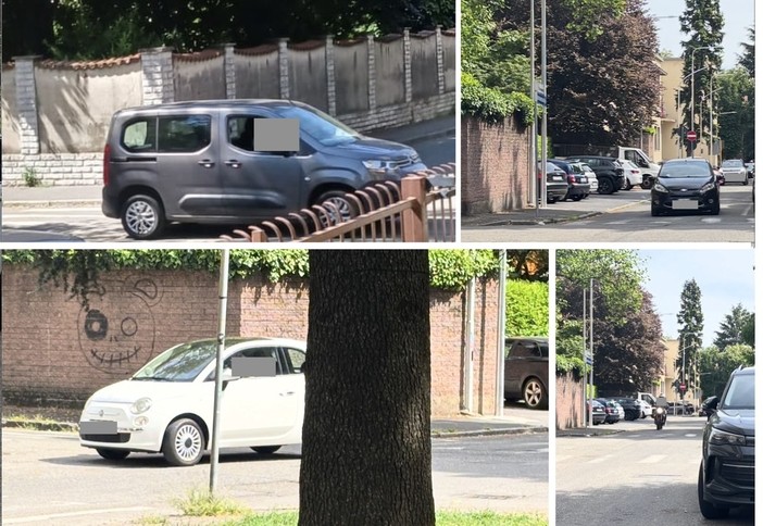 L'incrocio tra via Pindemonte e via Orazio: con la chiusura di un tratto di viale Alfieri, il contromano oggi ha alzato il tiro