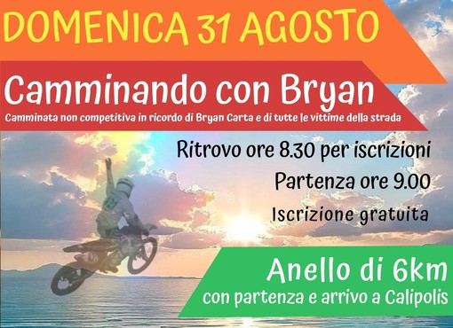 Una camminata nella Valle per ricordare Bryan e tutte le vittime della strada