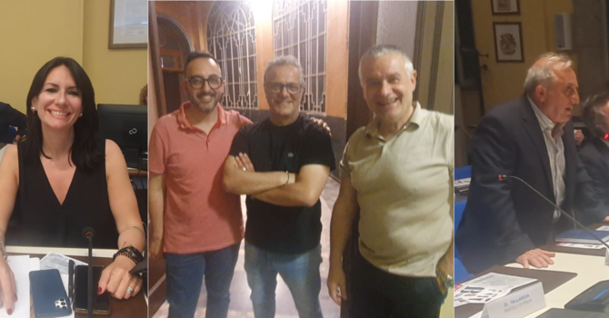 Da sinistra: Cozzi, Artusa, Albani, Nardi e Volpe Da sinistra: Cozzi, Artusa, Albani, Nardi e Volpe
