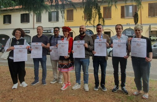 Busto, le “Cene in piazza” raddoppiano: «Riaccendiamo la luce nei quartieri»