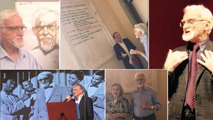 Alcuni momenti di e con Ginetto Grilli. In particolare a sinistra in una vignetta di Riverso, sotto niente meno che con i Platters (e il dottor Rosanna), di fronte alla lapide dei benemeriti con il sindaco e con la sua principessa Agnese Alcuni momenti di e con Ginetto Grilli. In particolare a sinistra in una vignetta di Riverso, sotto niente meno che con i Platters (e il dottor Rosanna), di fronte alla lapide dei benemeriti con il sindaco e con la sua principessa Agnese