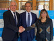 Mauro Temperelli, il presidente Mauro Vitiello ed Anna Deligios